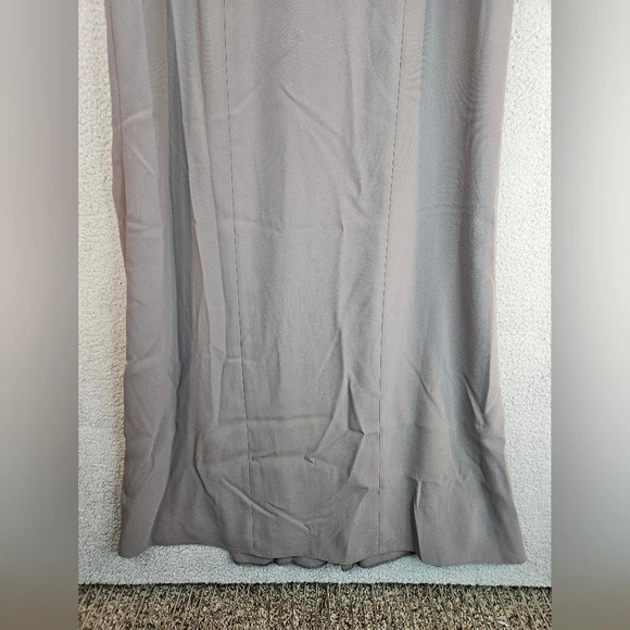 After Six Gown Womens Sz 16 Caviar Crepe Maxi Dress Formal Wedding Cocktails - Picture 4 of 11